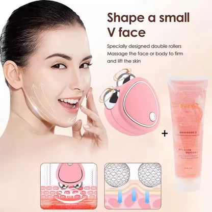 Mini Portable Micro Current Beauty Instrument Set EMS Delicate Contour Lifting Firming Facial Skin Tighten Skin Sculpting Tool