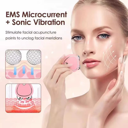 Mini Portable Micro Current Beauty Instrument Set EMS Delicate Contour Lifting Firming Facial Skin Tighten Skin Sculpting Tool